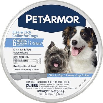 PetArmor Flea & Tick Collar for Dogs, Kills Fleas & Ticks