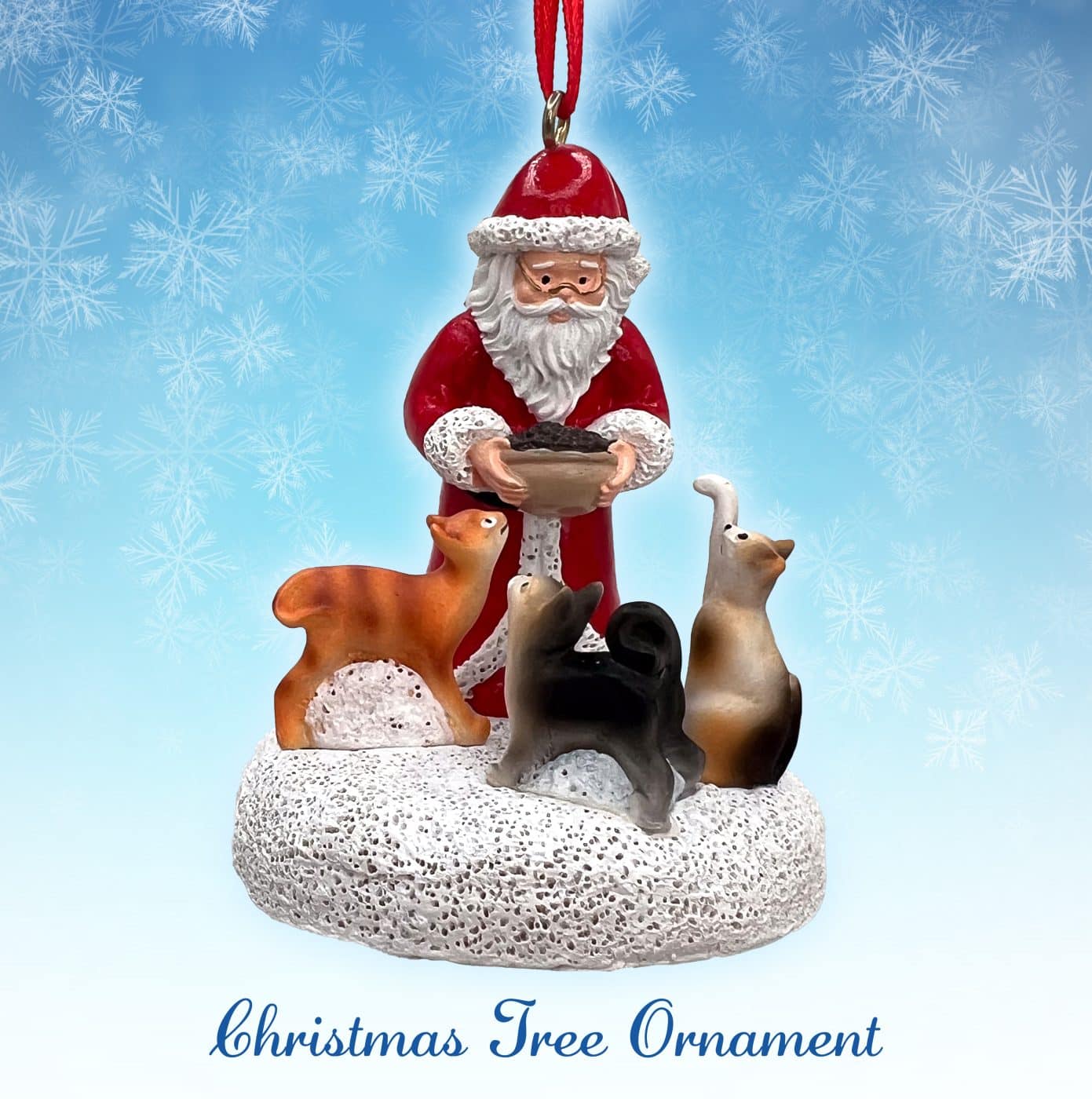 Santa’s Light Of Hope- A Cat’s Christmas Wish Collectible Ornament