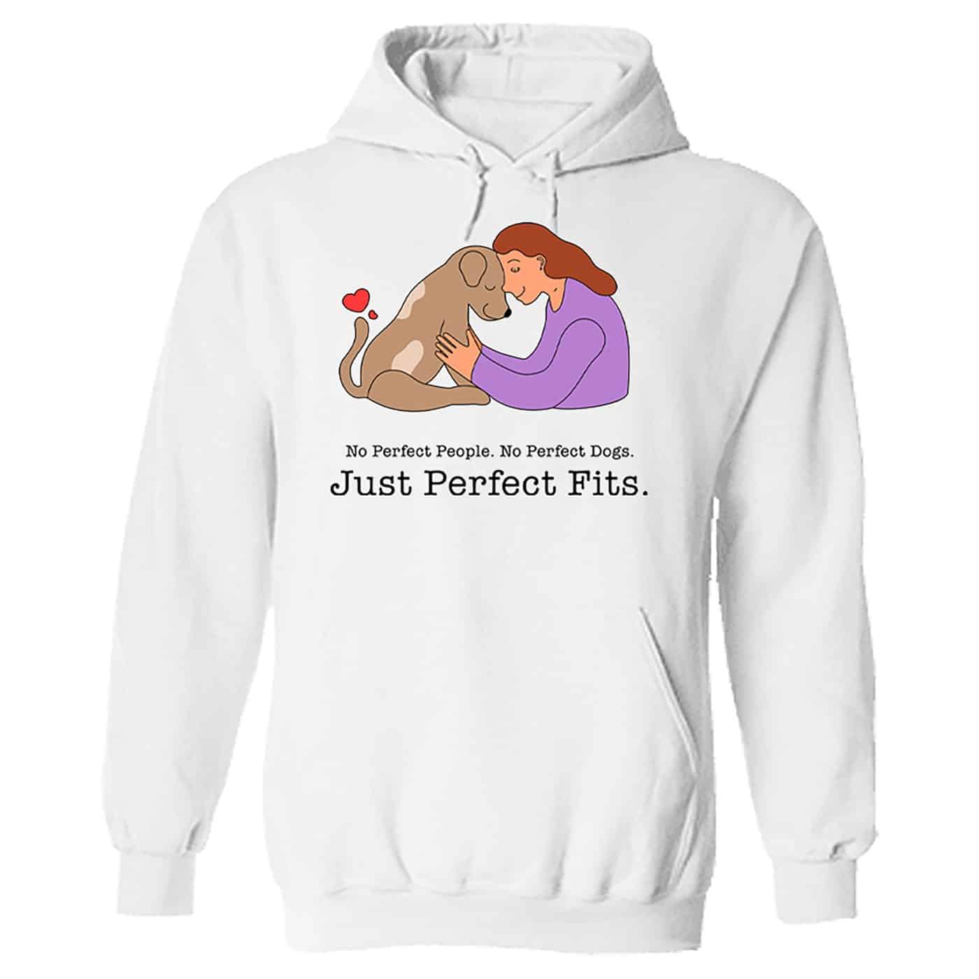 Just Perfect Fits Hoodie White