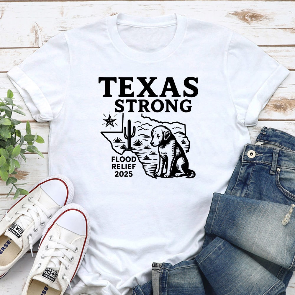 Texas Strong Standard Tee White