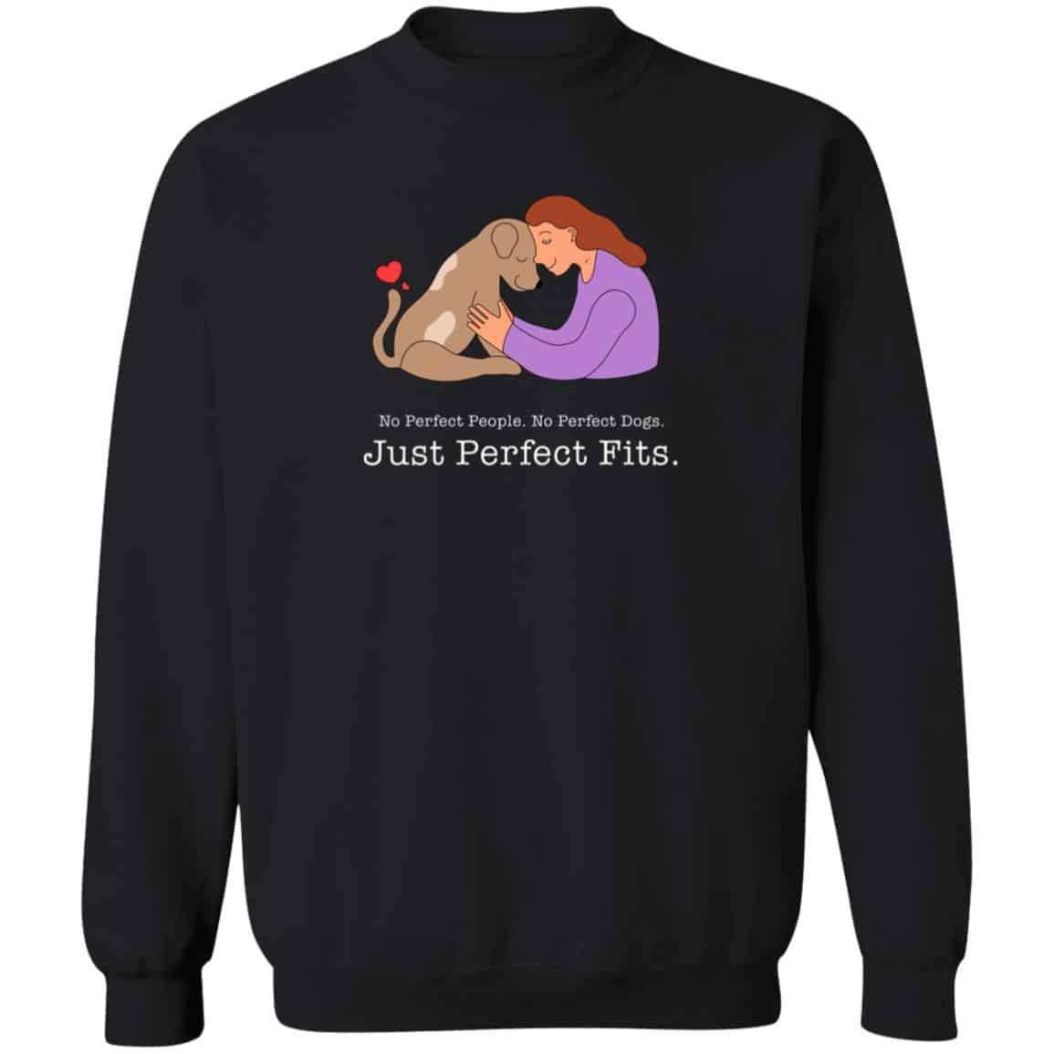 Just Perfect Fits Sweatshirt Black