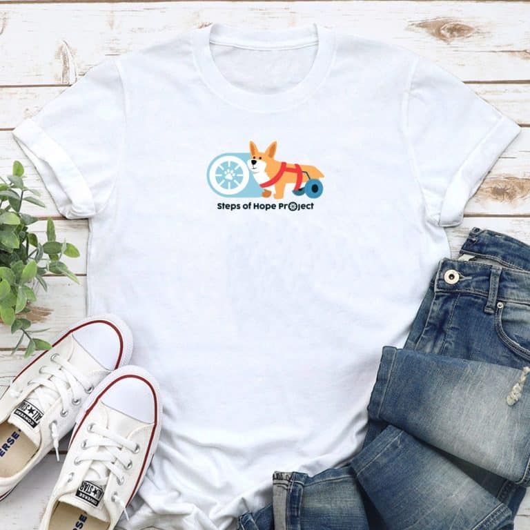 Steps Of Hope Project Cute Standard Tee White
