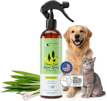 kin+kind Flea & Tick Repel Coat Spray for Dogs & Cats