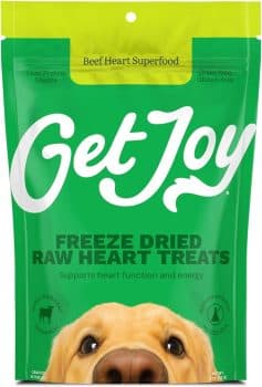 Get Joy Freeze Dried Superfood 100% Beef Heart Dog Treats