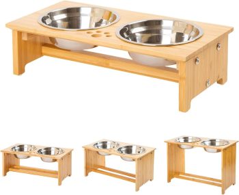 FOREYY Raised Pet Bowls for Cats and Small Dogs