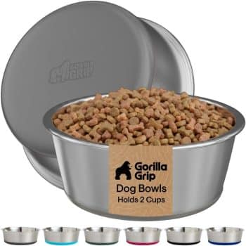 GORILLA GRIP Dog Bowls