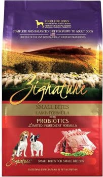 Zignature Lamb Small Bites Limited Ingredient Formula Dry Dog Food