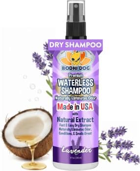 Bodhi Dog Waterless Shampoo - Natural Dry Shampoo for Dogs & Cats