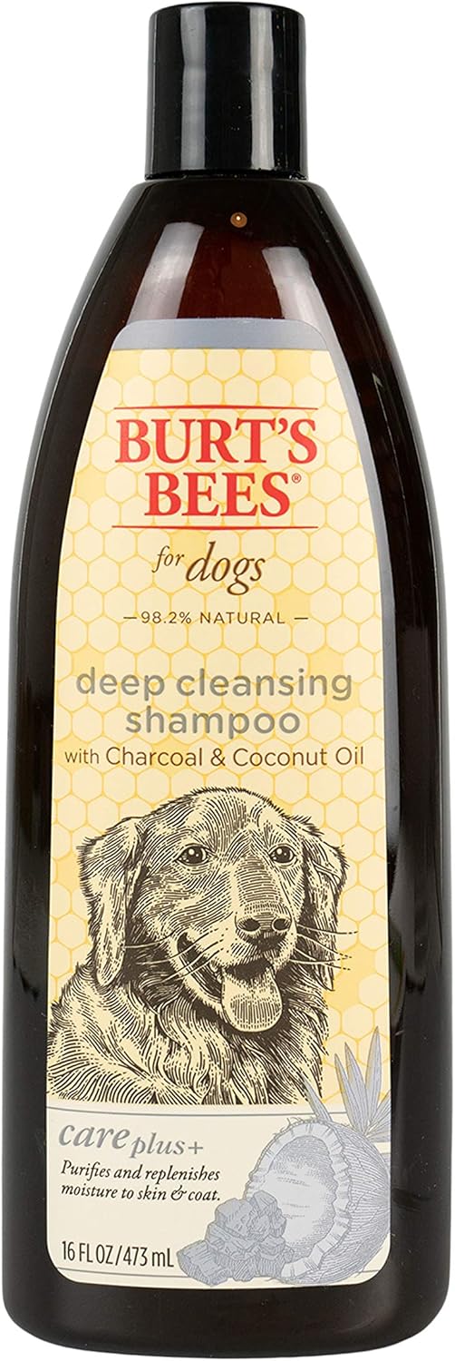 Burt's Bees for Dogs Care Plus+ Natural Deep Cleansing Charcoal & Coconut Oil Shampoo