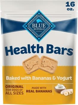 Blue Buffalo Health Bars Bananas & Yogurt Dog Biscuits