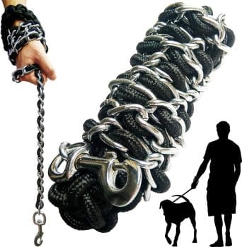 Dog Leash Metal Leashes Chain Rope 