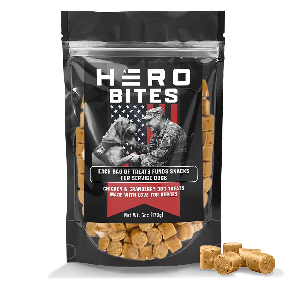 Hero Bites – Dog Treats with Chicken and Cranberry