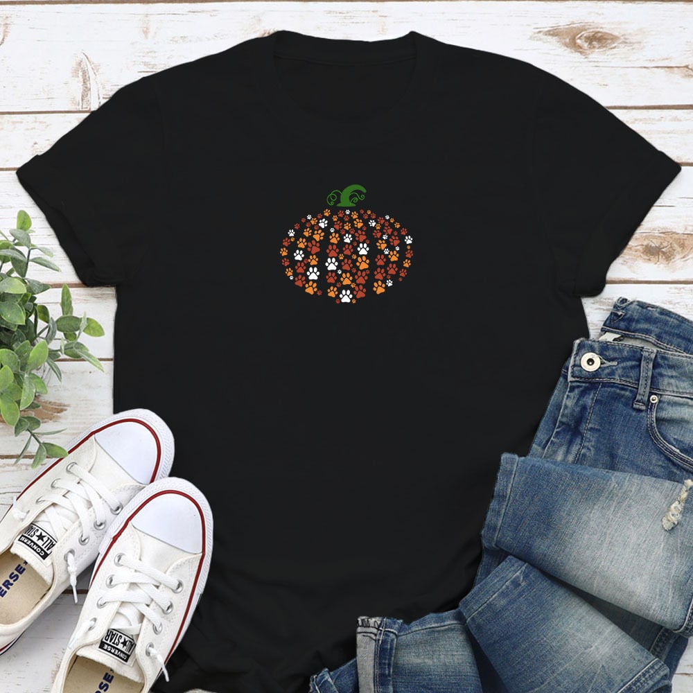 Pawsitive Pumpkin Standard Tee Black