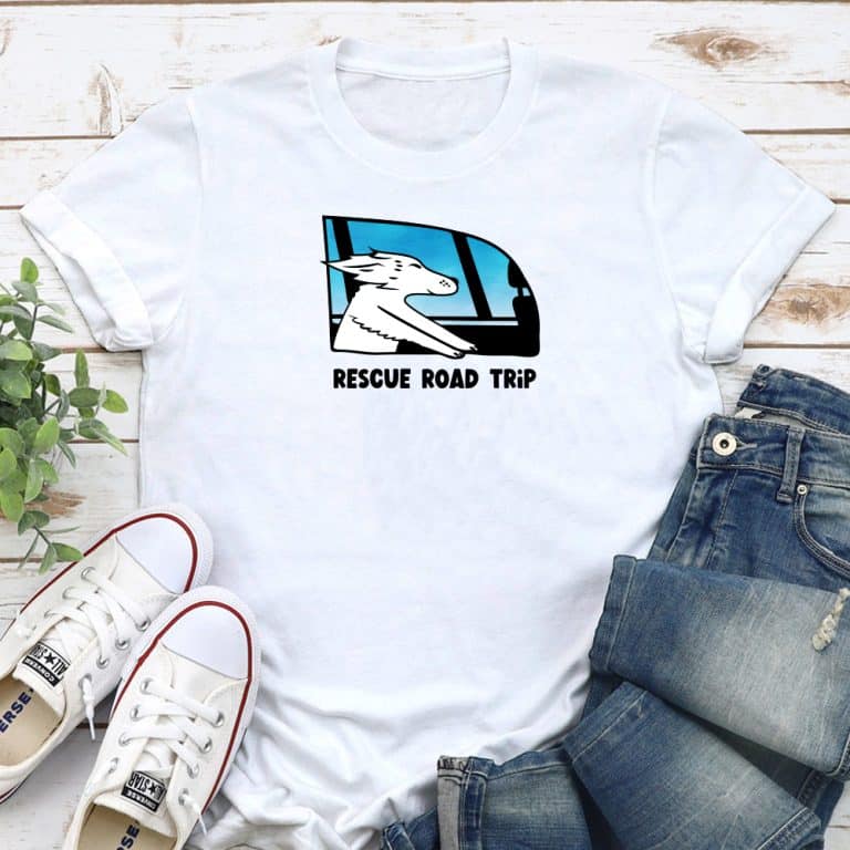 Rescue Road Trip Breeze Standard Tee White