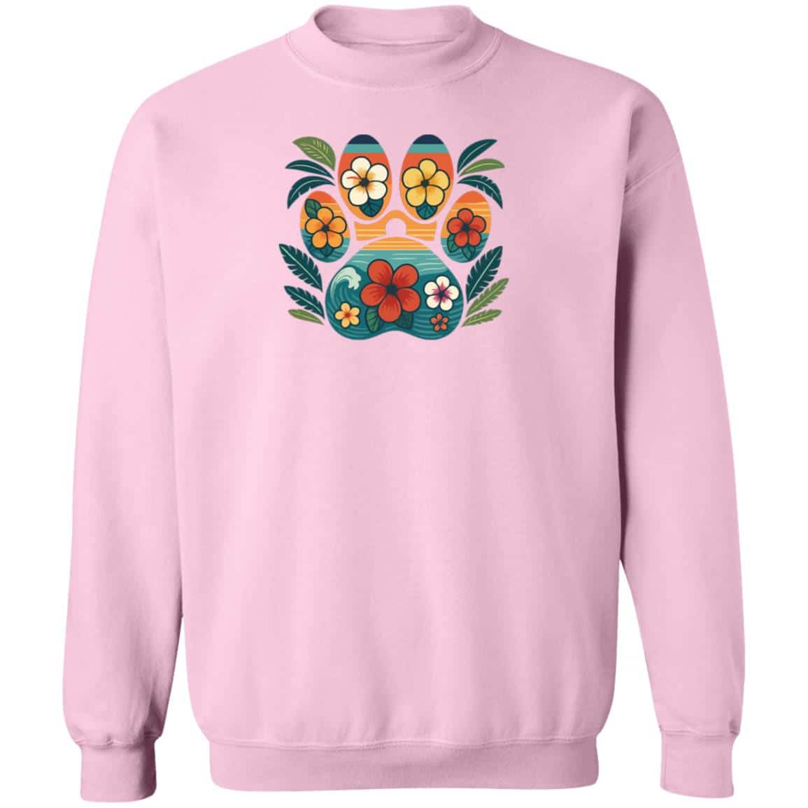 Aloha Paw Sweatshirt Light Pink