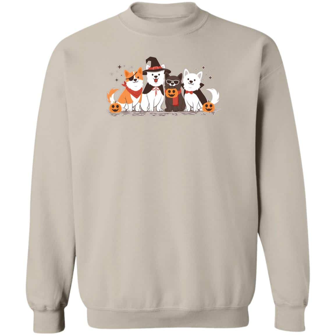 Halloween Dogs Sweatshirt Sand