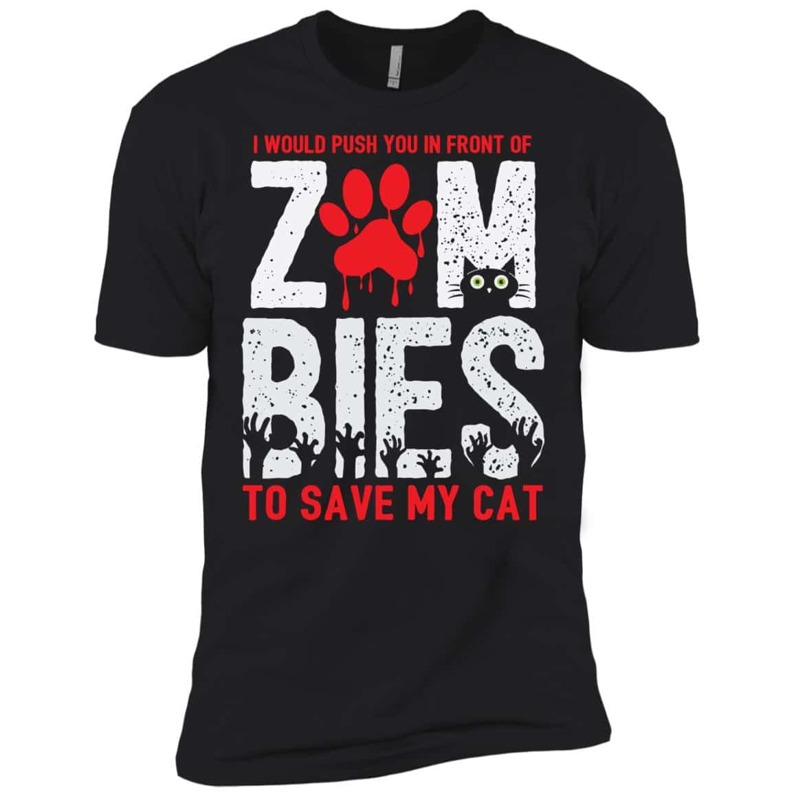 Zombies Cat Dad Shirt