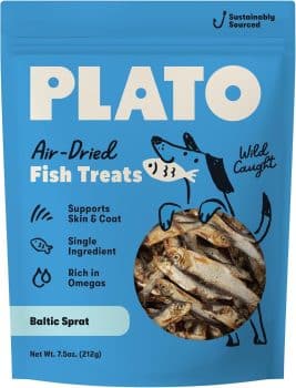 PLATO Single Ingredient Wild-Caught Baltic Sprat Dog Treats