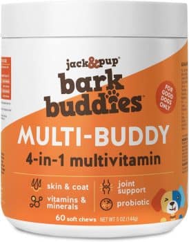 Jack&Pup Dog Vitamins and Supplements Multivitamins for Dogs