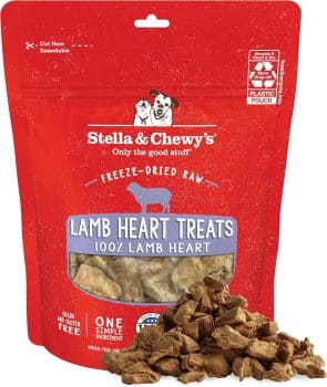 Stella & Chewy's Freeze-Dried Raw Lamb Heart Dog Treats