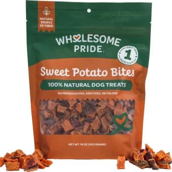 Wholesome Pride Sweet Potato Bites Healthy Dog Treats