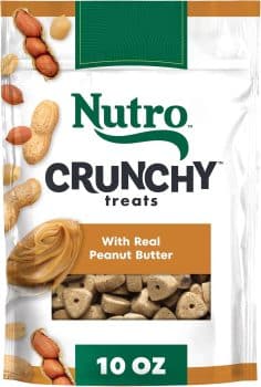 Nutro Crunchy Dog Treats with Real Peanut Butter