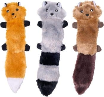 
ZippyPaws Skinny Peltz No Stuffing Dog Toy Pack to Keep Them Busy