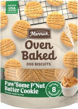 Merrick Oven Baked Paw'Some P'Nut Butter Coookie Dog Treats