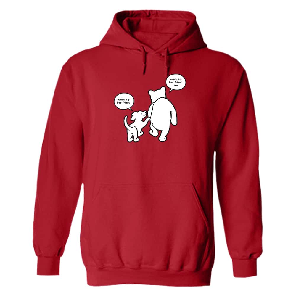 You’re My Best Friend Hoodie Red