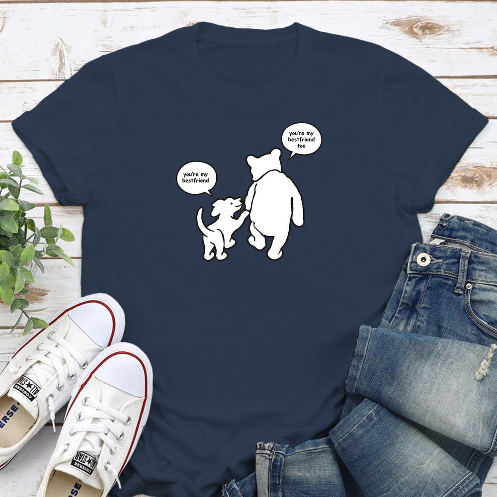 You’re My Best Friend Standard Tee Navy