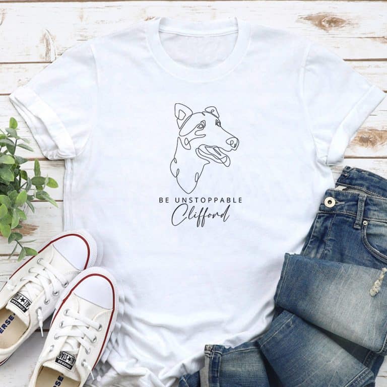 Be Unstoppable - Clifford Standard Tee White