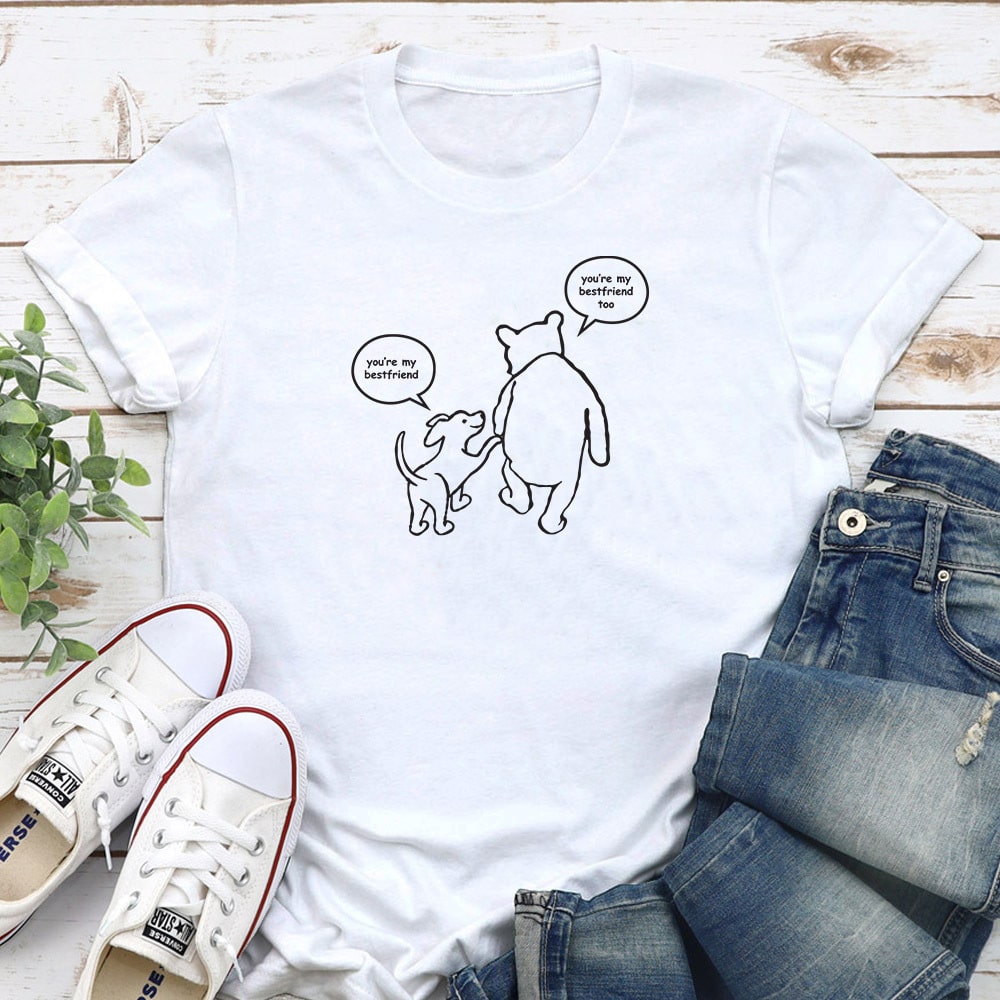 You’re My Best Friend Standard Tee White