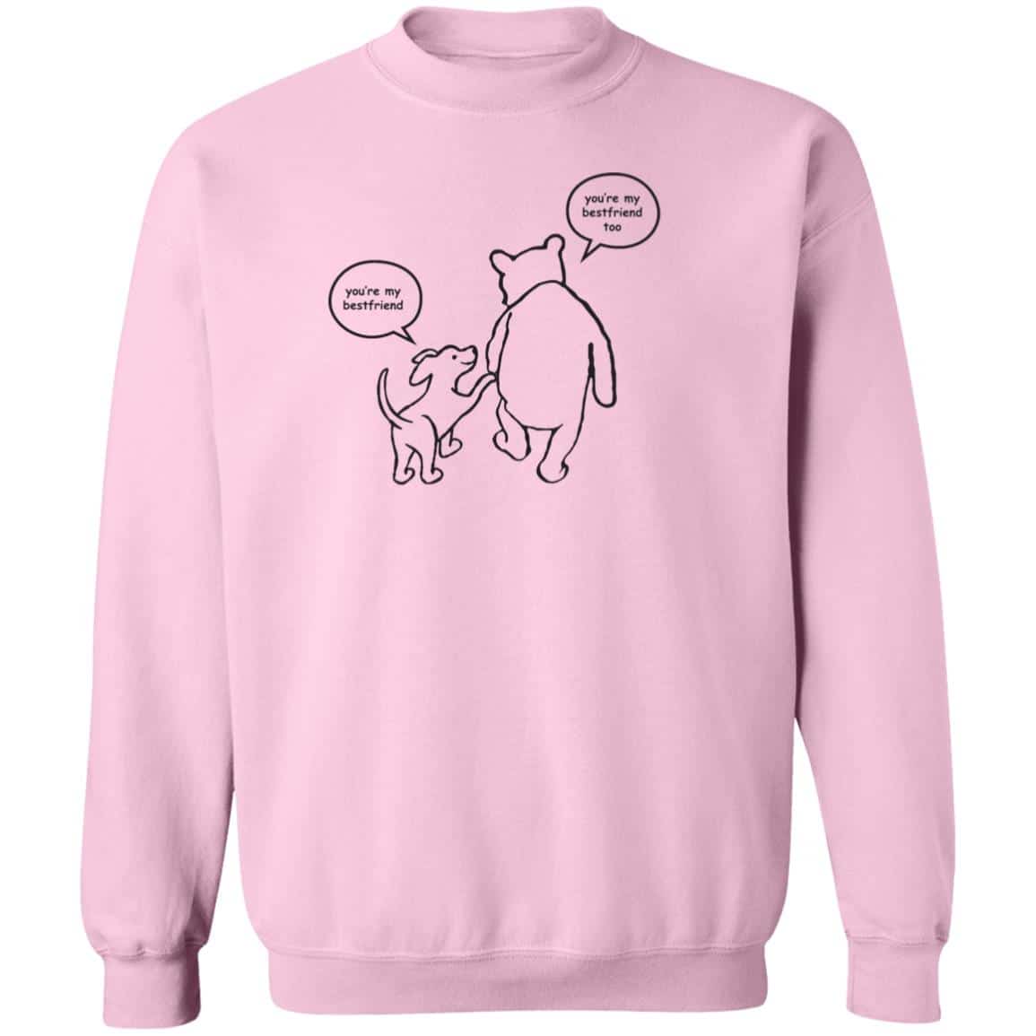 You’re My Best Friend Sweatshirt Light Pink