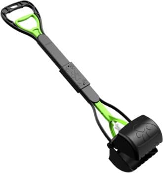TIMINGILA Pooper Scooper 28" Long Handle Portable Pet Poop Scooper for Large and Small Dogs