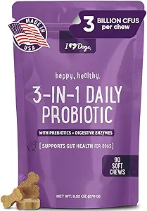 iHeartDogs 3-in-1 Probiotic for Dogs