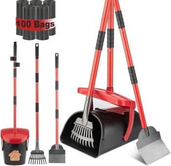 
HUZSV Pooper Scooper with 40.16" Long Handle