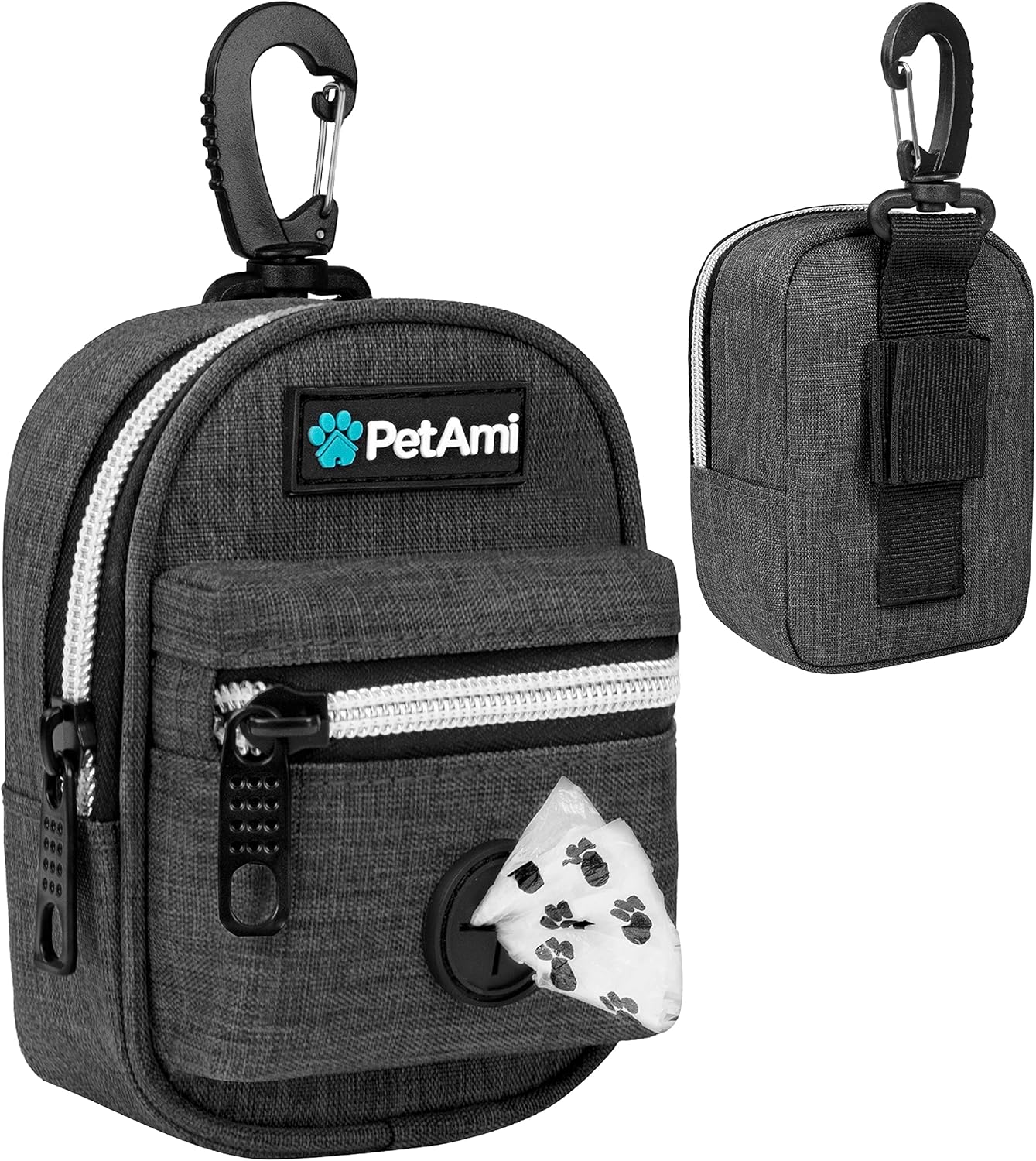 PetAmi Dog Poop Bag Holder for Leash