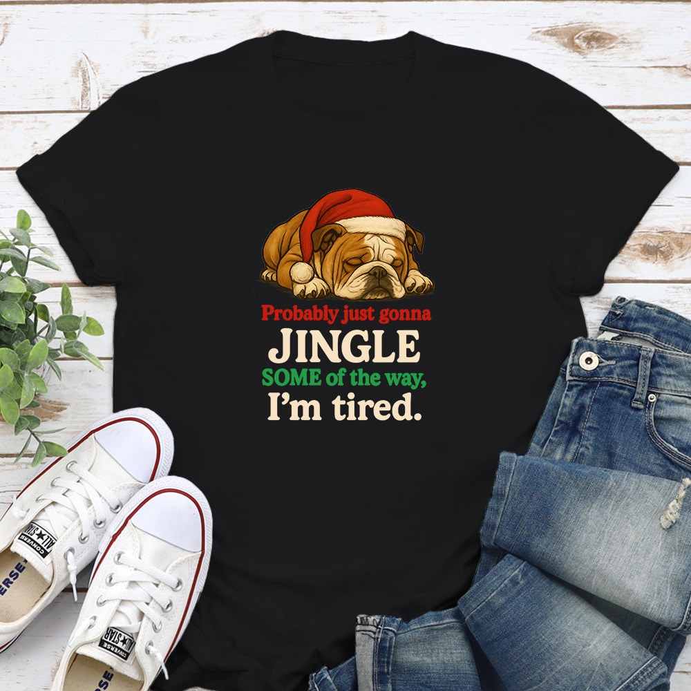 Just Gonna Jingle Some Of The Way Standard Tee Black