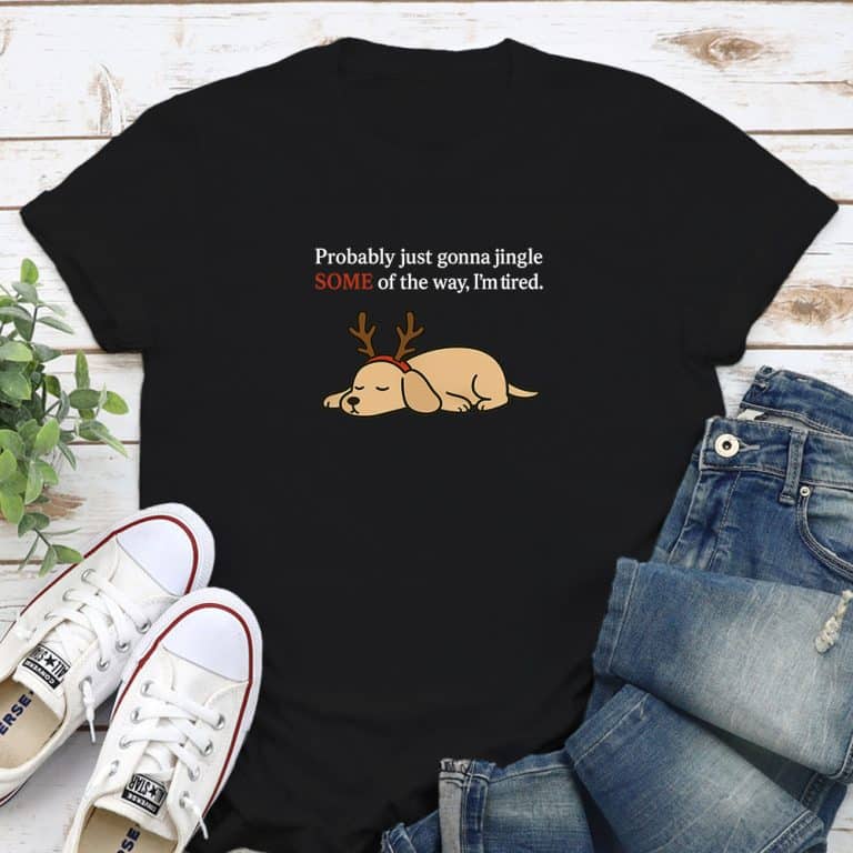 Probably Just Gonna Jingle Some Of The Way Standard Tee Black