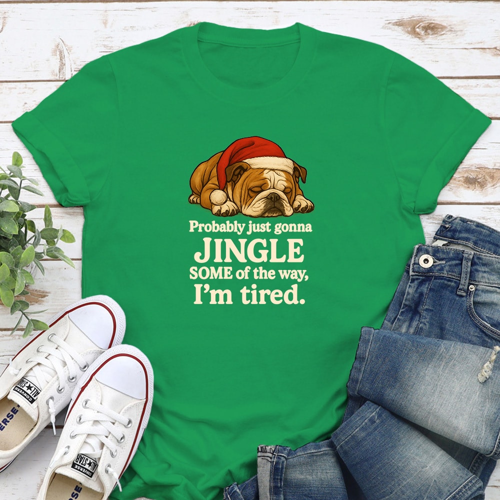 Just Gonna Jingle Some Of The Way Standard Tee Irish Green