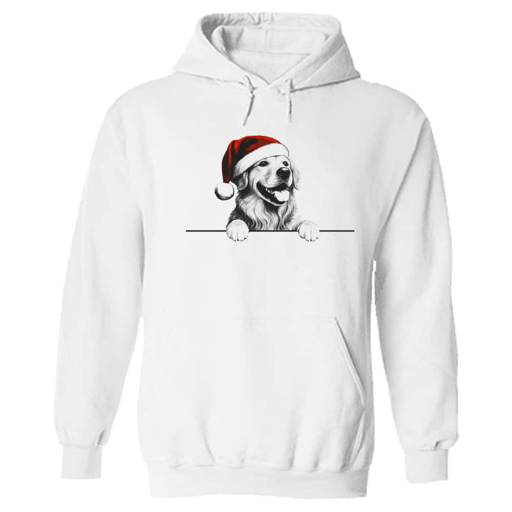 Santa’s Goodest Boy Hoodie White