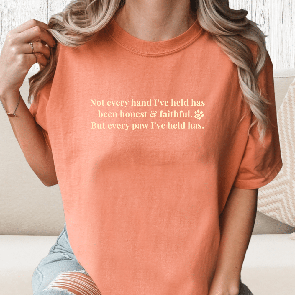 Comfort Colors Honest & Faithful Vintage Washed Tee - Terracotta