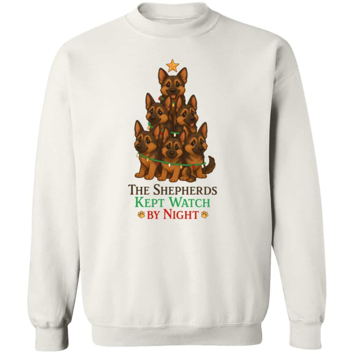 The Shepherds Kept Watch By Night Sweatshirt White