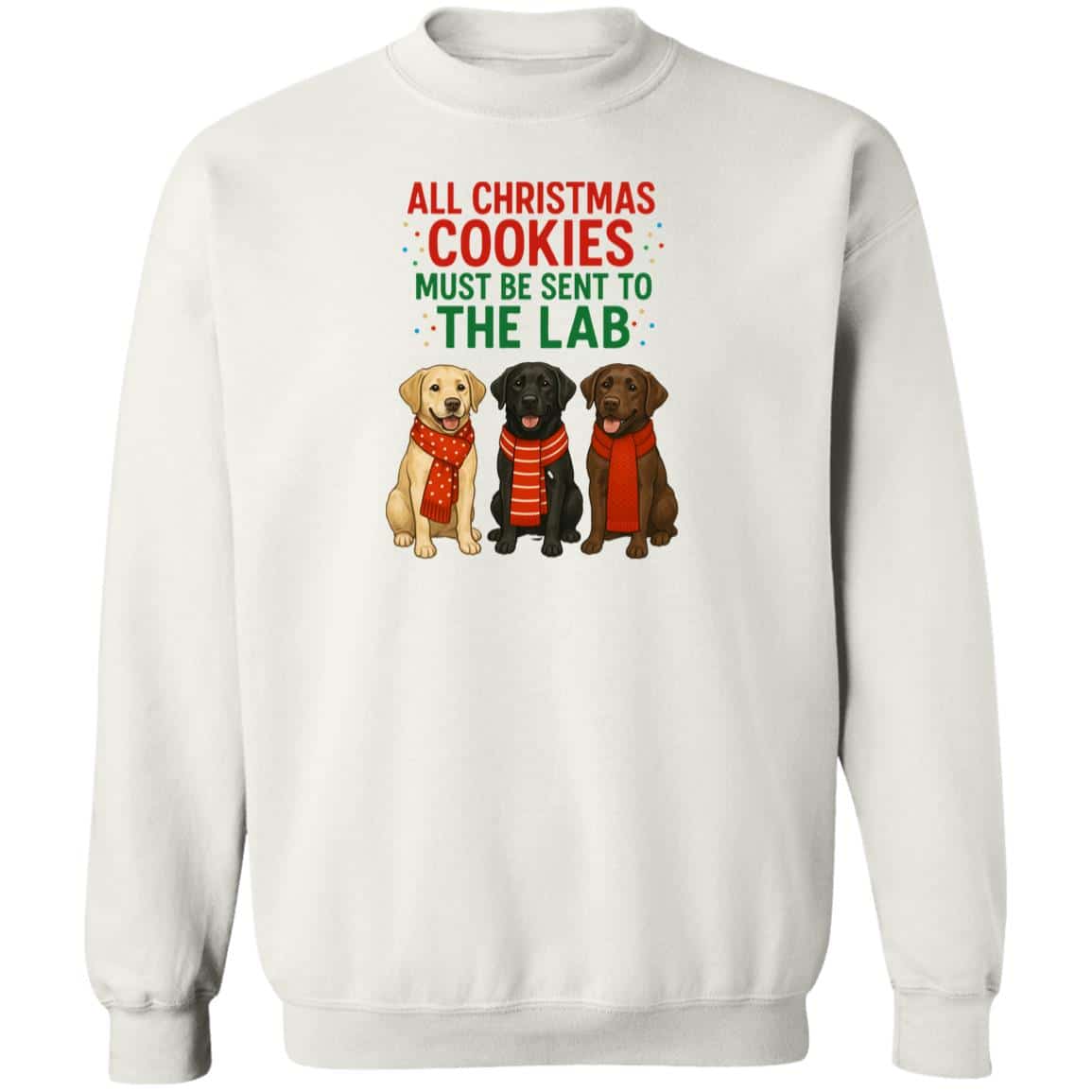 Christmas Cookies Sweatshirt White