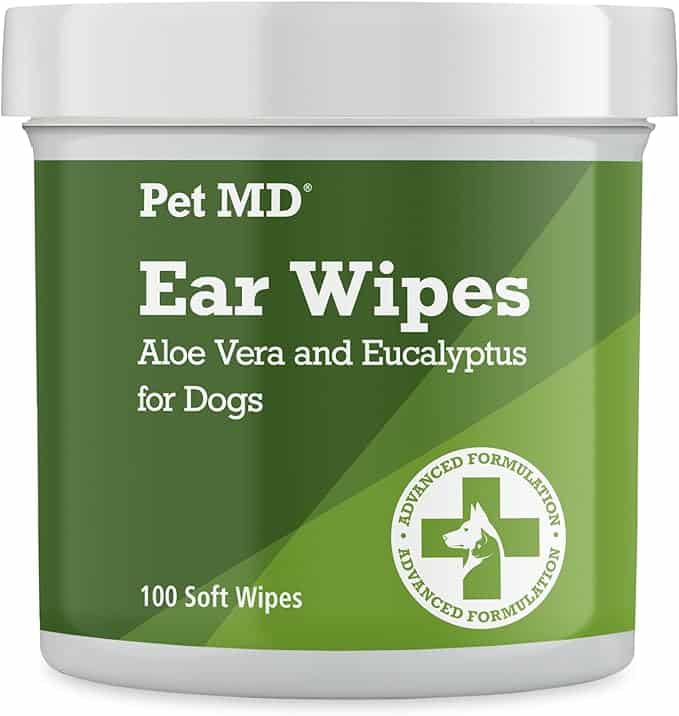 Pet MD - Dog Ear Cleaner Wipes