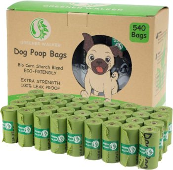 Greener Walker Poop Bags for Dog Waste-540 Bags