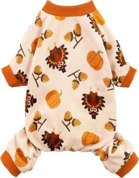 Fitwarm Thanksgiving Turkey Dog Pajamas