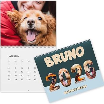 Personalized Pet Photo Calendar 2026