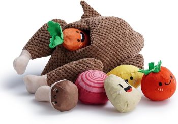 Nocciola 7 in 1 Thanksgiving Turkey Dog Toys