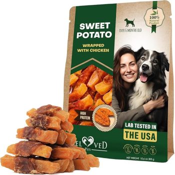 Beloved Pets Dog Treats Sweet Potato Wrapped